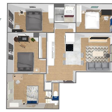 Homey La Coloc Du 40 - Colocation Haut De Gamme De 4 Chambres Uniques Et Privees - Proche Transports En Commun - Aux Portes De Geneve 安纳马斯 外观 照片